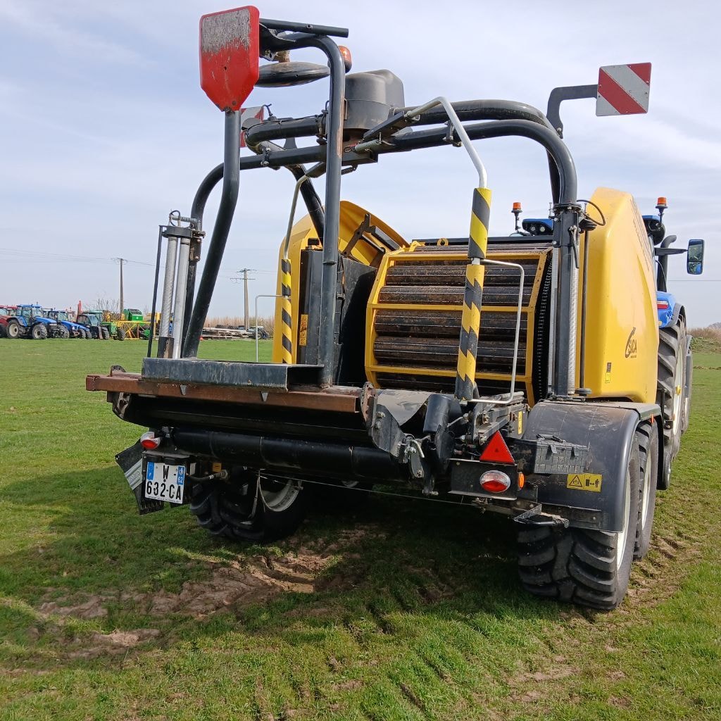 Presse enrubanneuse NEW HOLLAND ROLLBALER 125 combi - photo slide 9