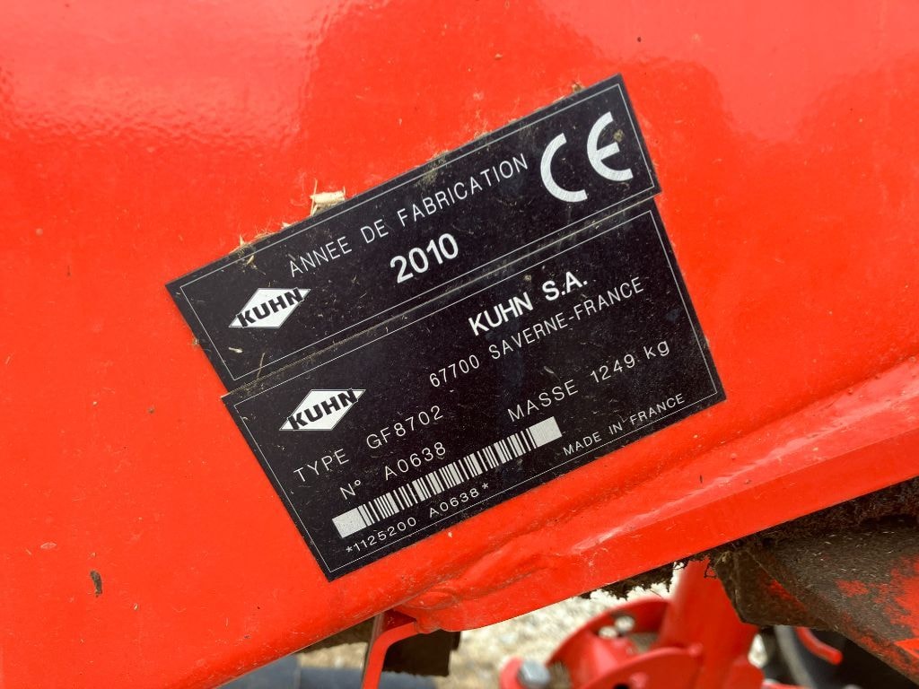 Faneuse KUHN 8702 - photo slide 8