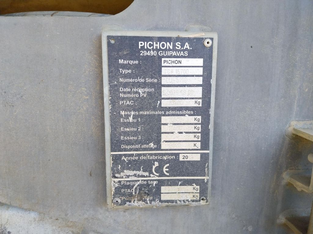Tonne a lisier PICHON TCI 15700 EPB - photo slide 14