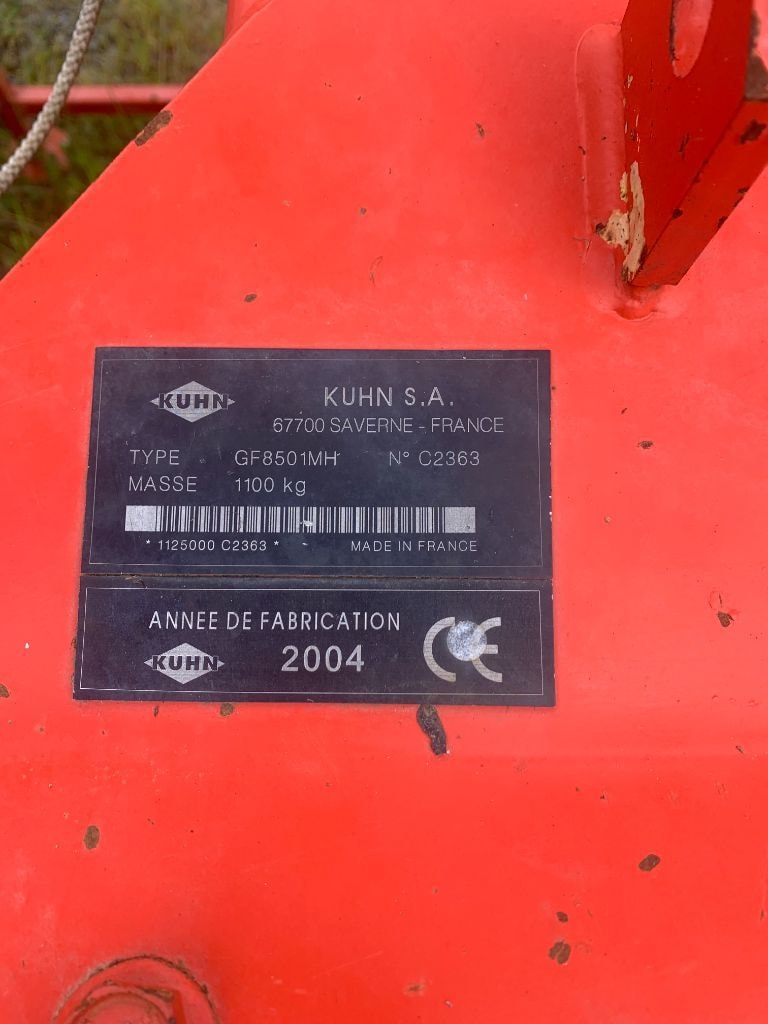 Faneuse KUHN GF8501mh - photo slide 8