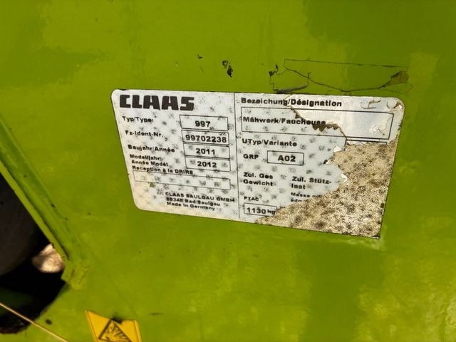Faucheuse conditionneuse CLAAS DISCO 3100  C contour - photo slide 8