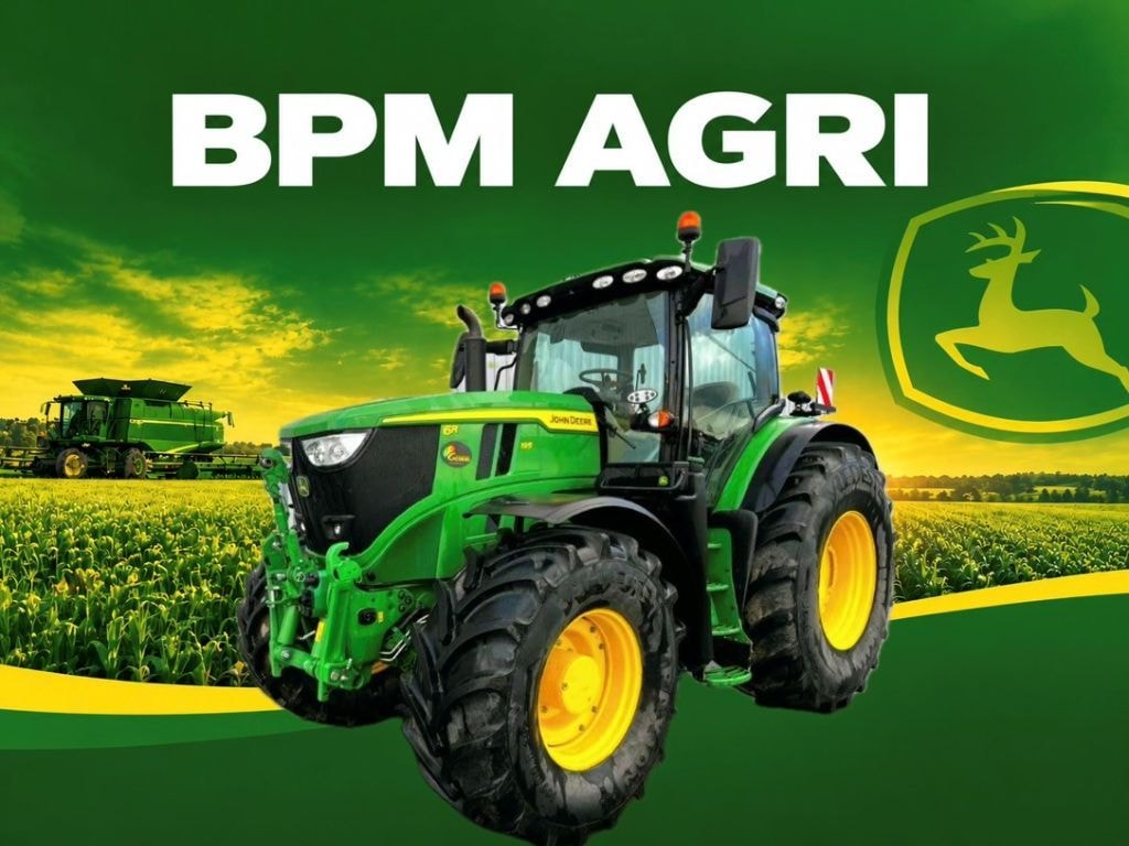 Tracteur JOHN DEERE 6R195 - photo slide 1
