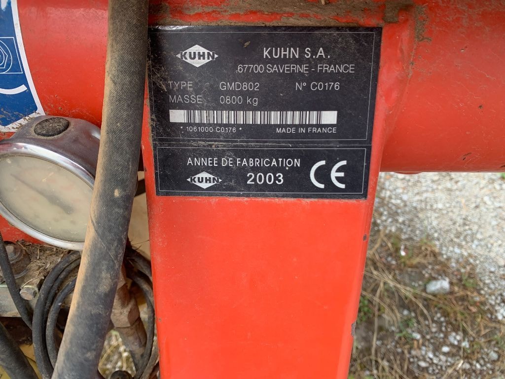 Faucheuse KUHN GMD 802 - photo slide 6