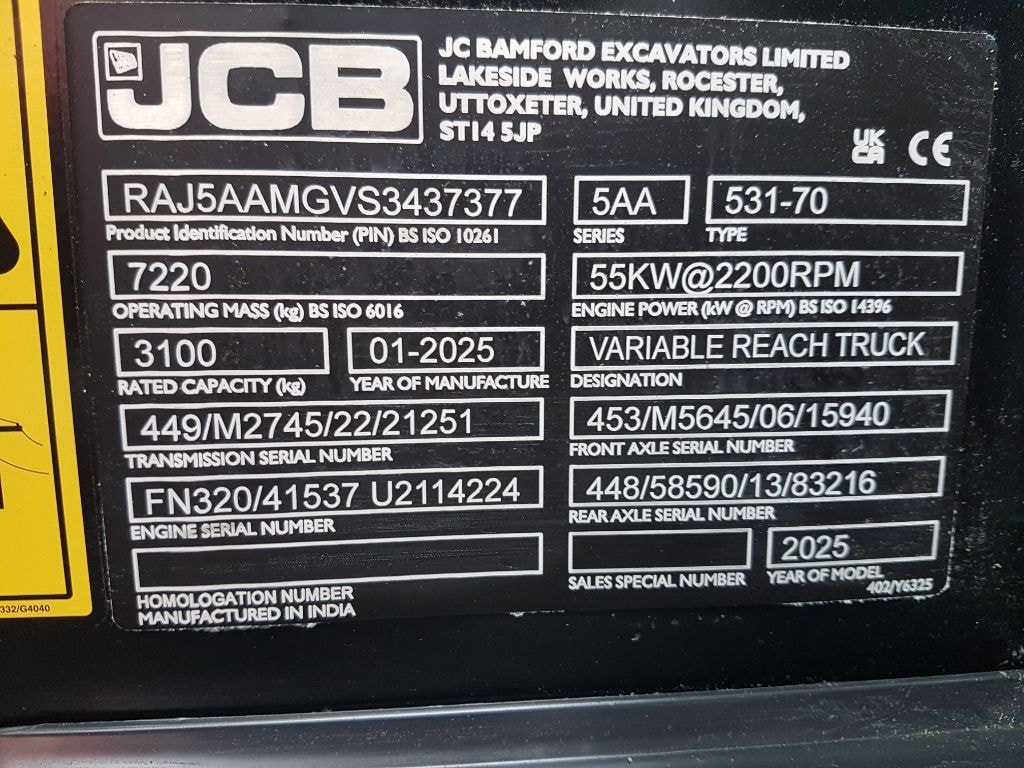 Telescopique JCB 531-70 - photo slide 3