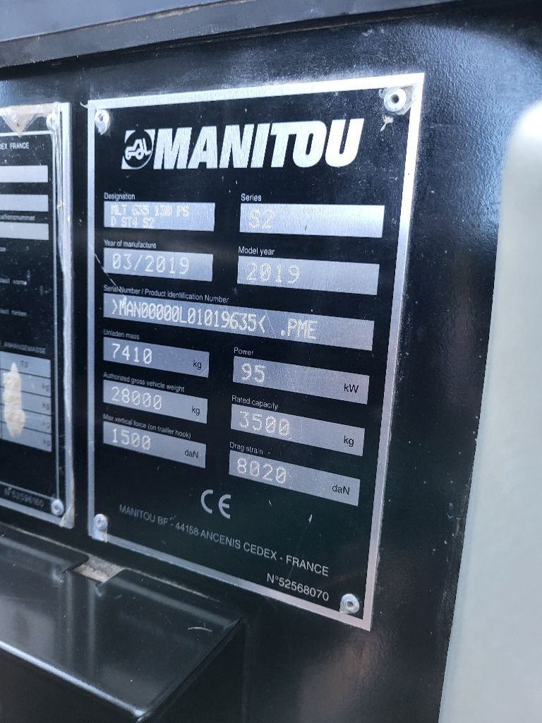 Chariot télescopique MANITOU MLT 635 130 PS+ PREMIUM - photo slide 2