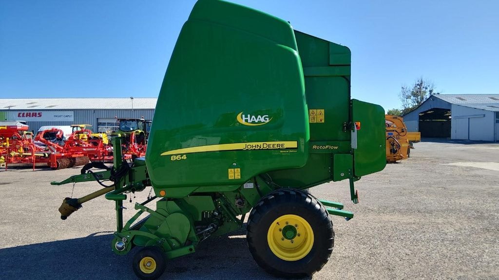 Presse balles rondes JOHN DEERE 864 Rotor Flow - photo slide 3