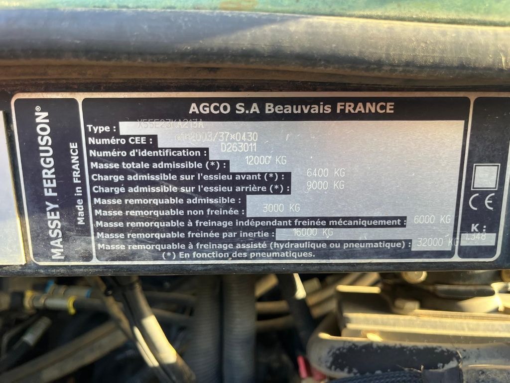 Tracteur MASSEY FERGUSON 7619 DYNA-6 EFFICIENT - photo slide 16