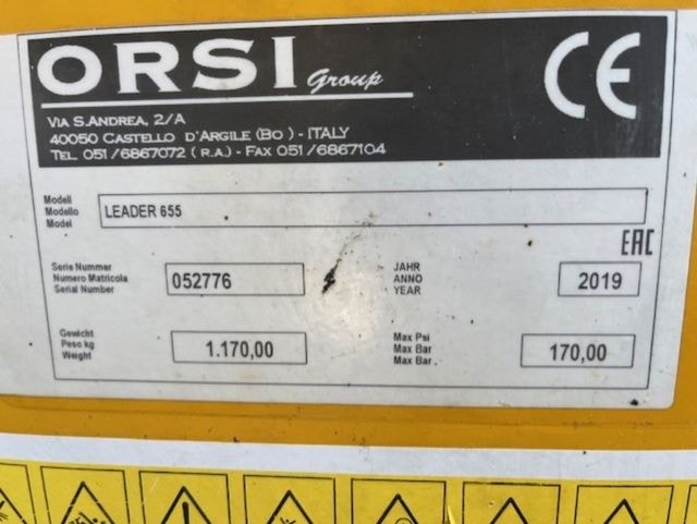 Epareuse ORSI LEADER 655 - photo slide 5