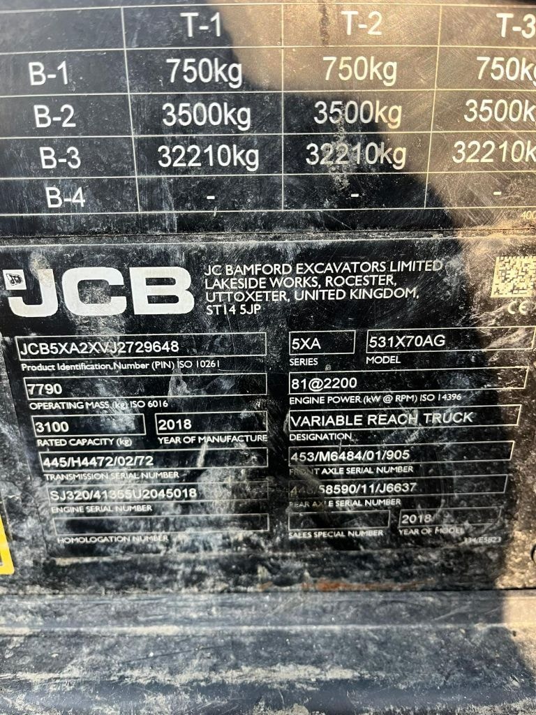 Telescopique JCB 531.70 AGRI 40 - photo slide 9