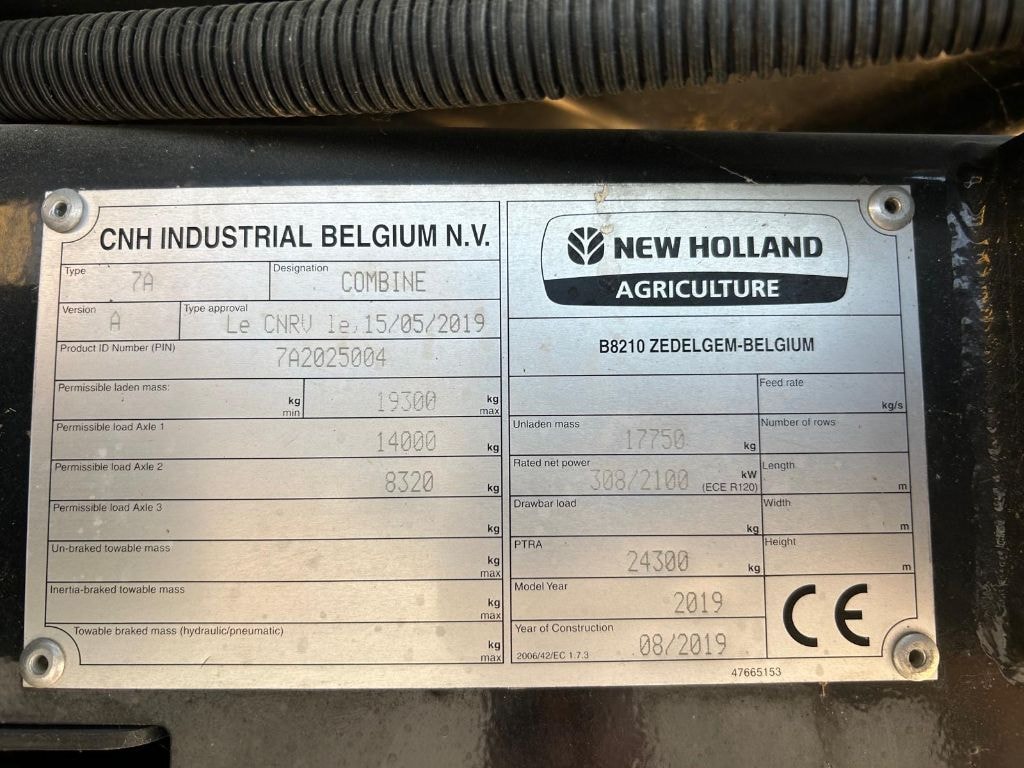 Moissonneuse NEW HOLLAND CR 7.90 REVELATION - photo slide 21