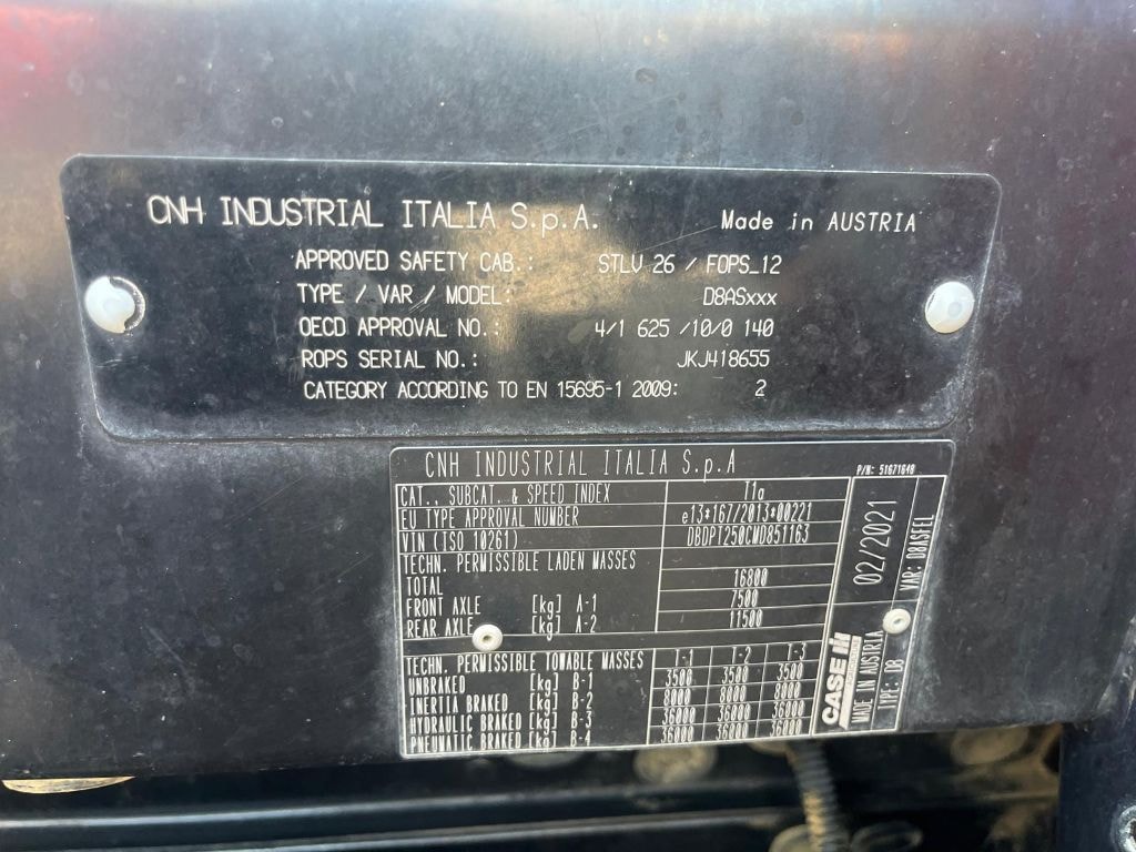 Tracteur CASE IH Optum 250 - photo slide 18
