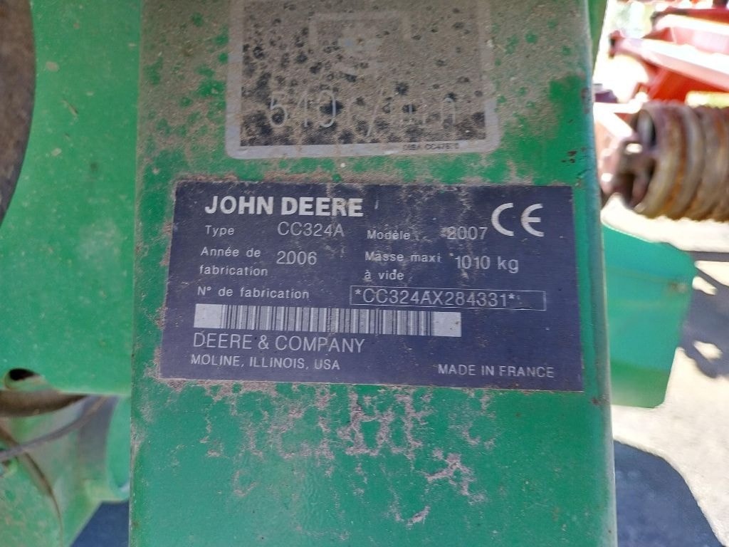 Faucheuse conditionneuse JOHN DEERE 324a - photo slide 5