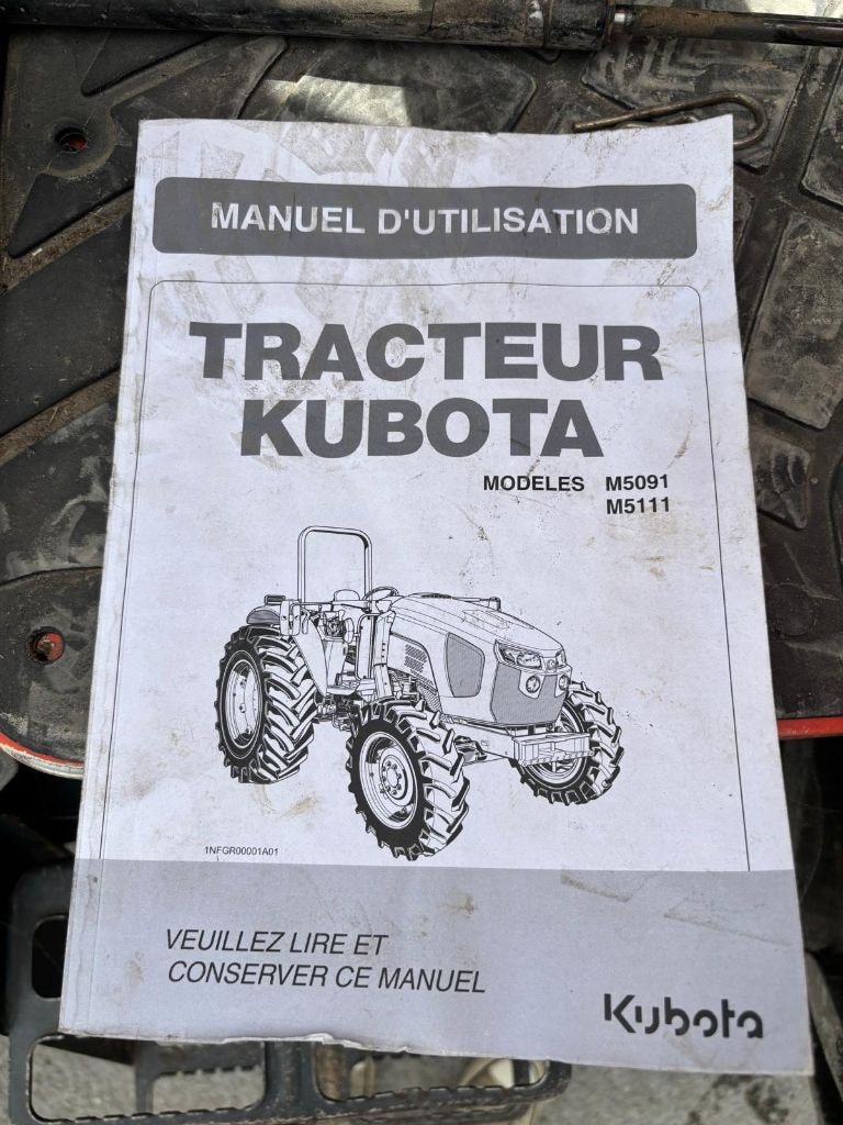 Tracteur KUBOTA M5111 DTH - photo slide 13