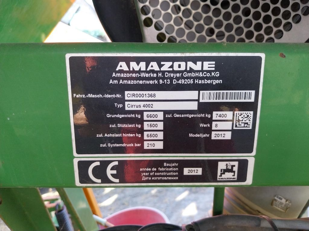Semoir simplifié AMAZONE Cirrus 4002 - photo slide 5