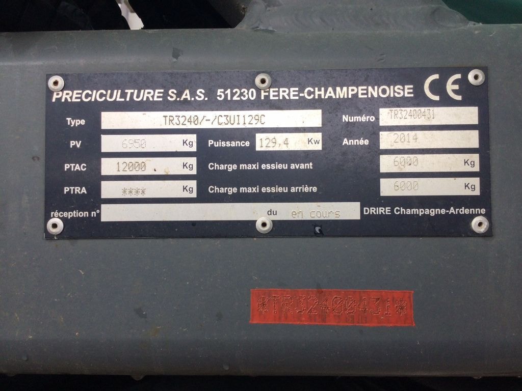 Pulverisateur automoteur BERTHOUD Raptor 3240 - photo slide 26