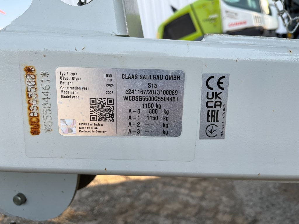 Faneuse CLAAS VOLTO 1100 T - photo slide 4