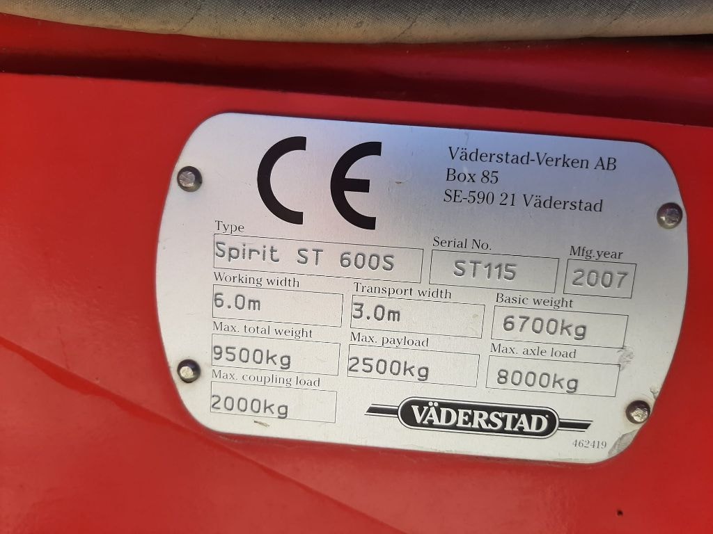Semoir simplifié VADERSTAD Spirit 600S - photo slide 9