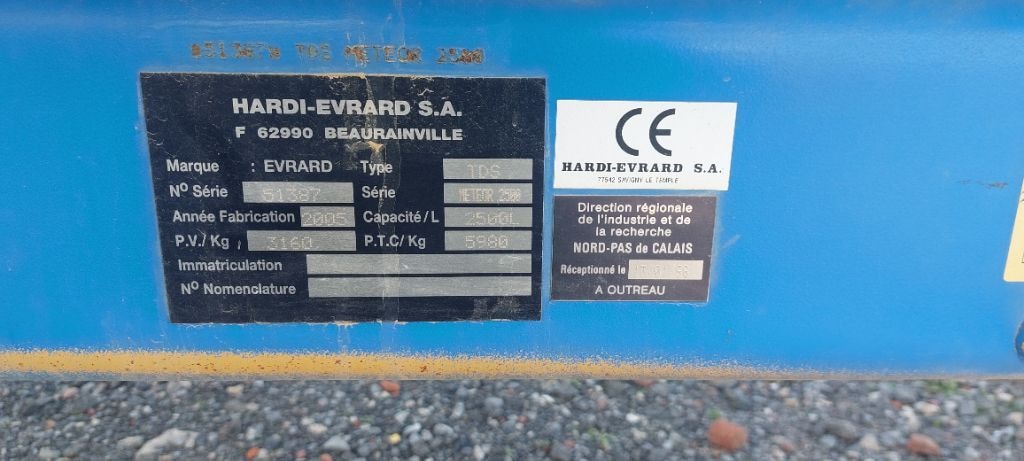 Pulverisateur EVRARD METEOR - photo slide 6
