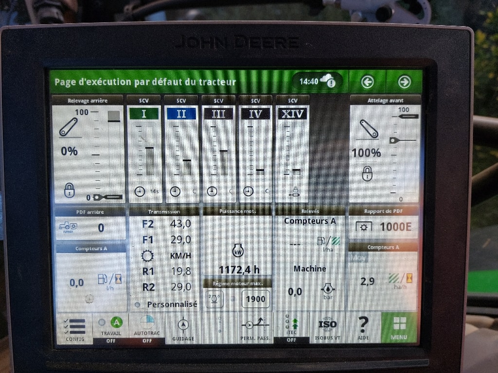 Tracteur JOHN DEERE 6R185 - photo slide 13