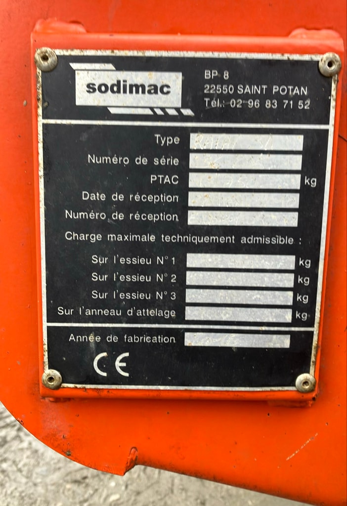 Epandeur fumier SODIMAC Rafal 3400 - photo slide 7