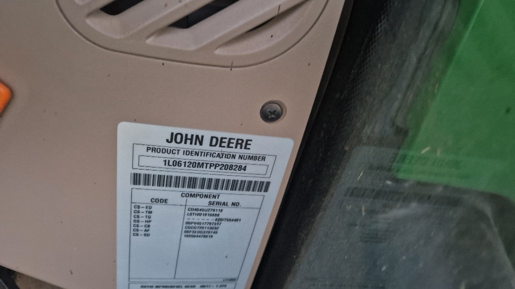 Tracteur JOHN DEERE 6120M - photo slide 5