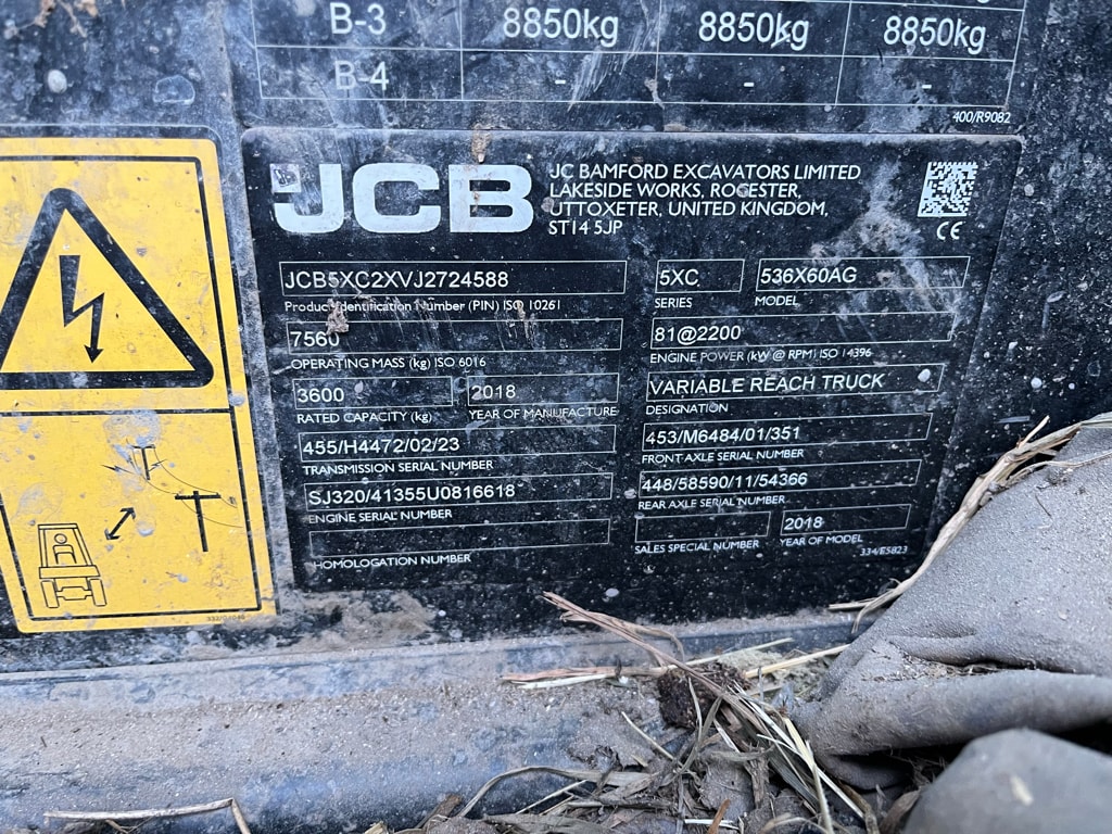Telescopique JCB 536-60 AGRI 40 KM/H - photo slide 11