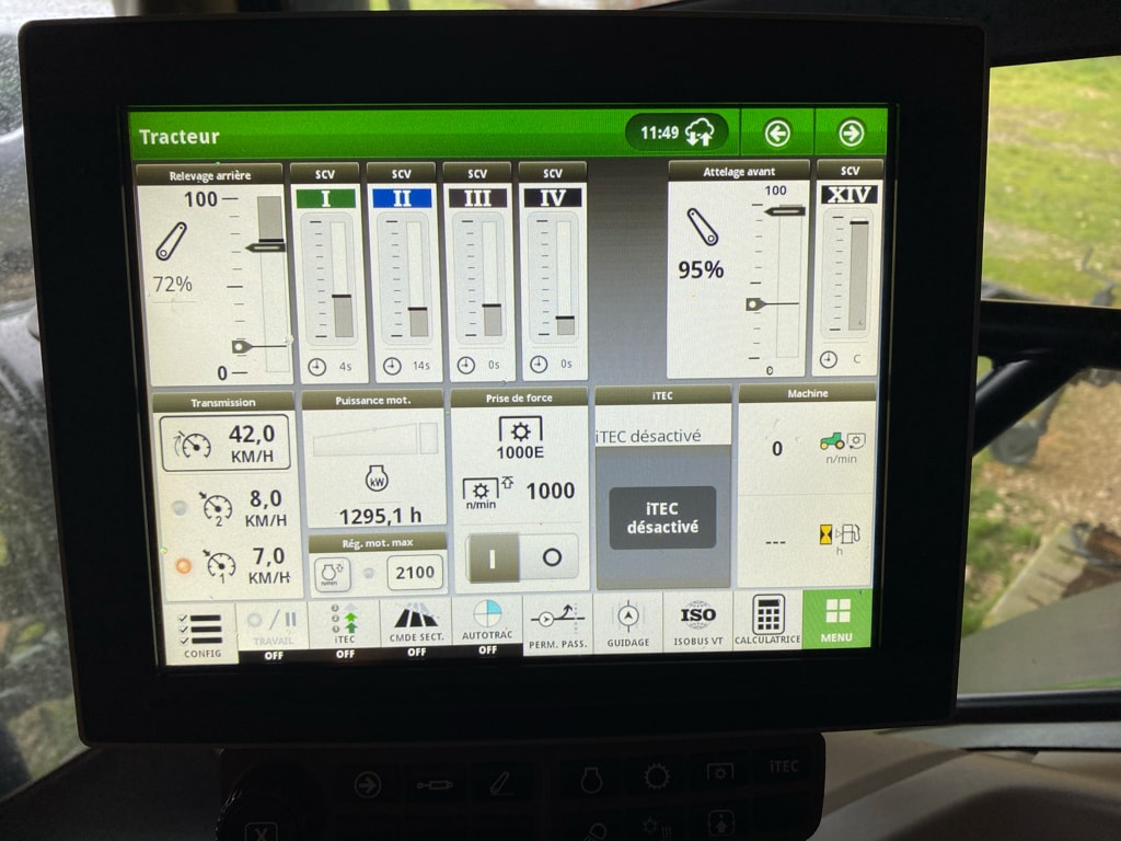 Tracteur JOHN DEERE 6R 215 - photo slide 14