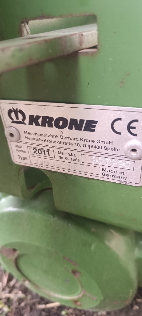 Faucheuse KRONE Easy cut 360 - photo slide 4