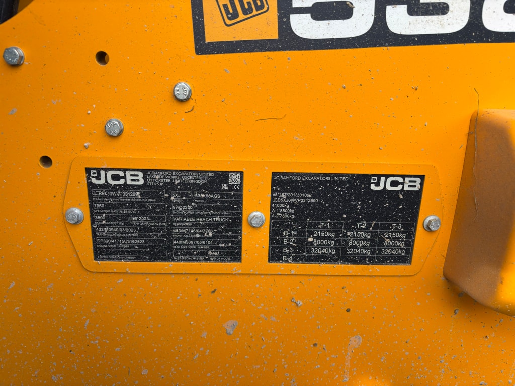 Telescopique JCB 538-60 AGRI SUPER DTVT - photo slide 3