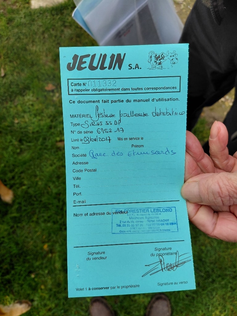 Desileuse pailleuse JEULIN SIRIUS 55 - photo slide 2