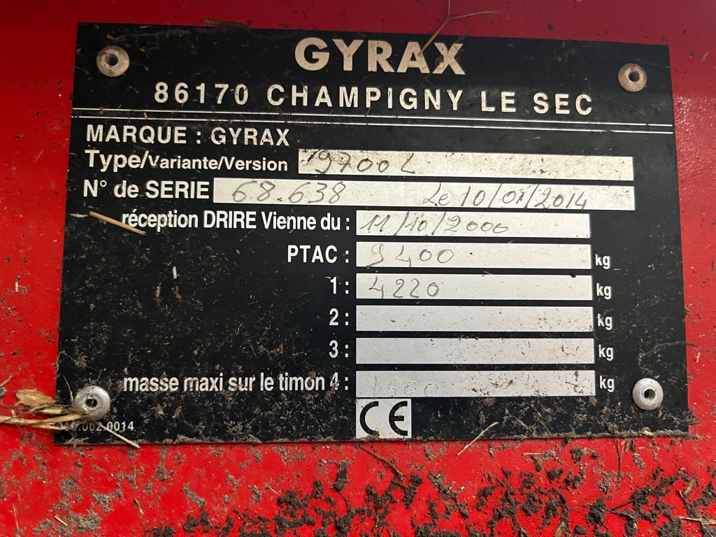 Pailleuse GYRAX 9700 L - photo slide 5