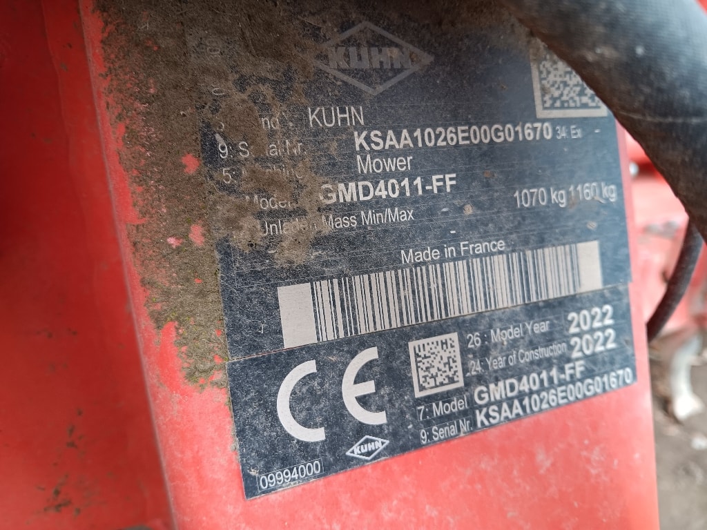 Faucheuse KUHN GMD 4011-FF - photo slide 3