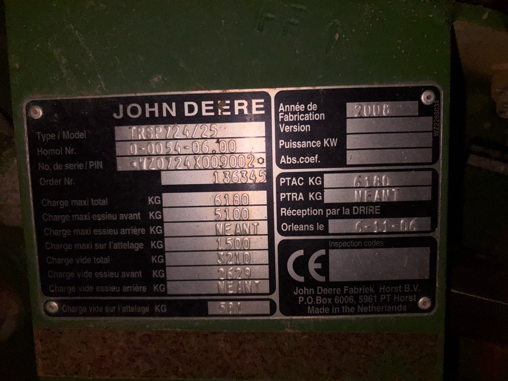 Pulverisateur JOHN DEERE 724i - photo slide 6