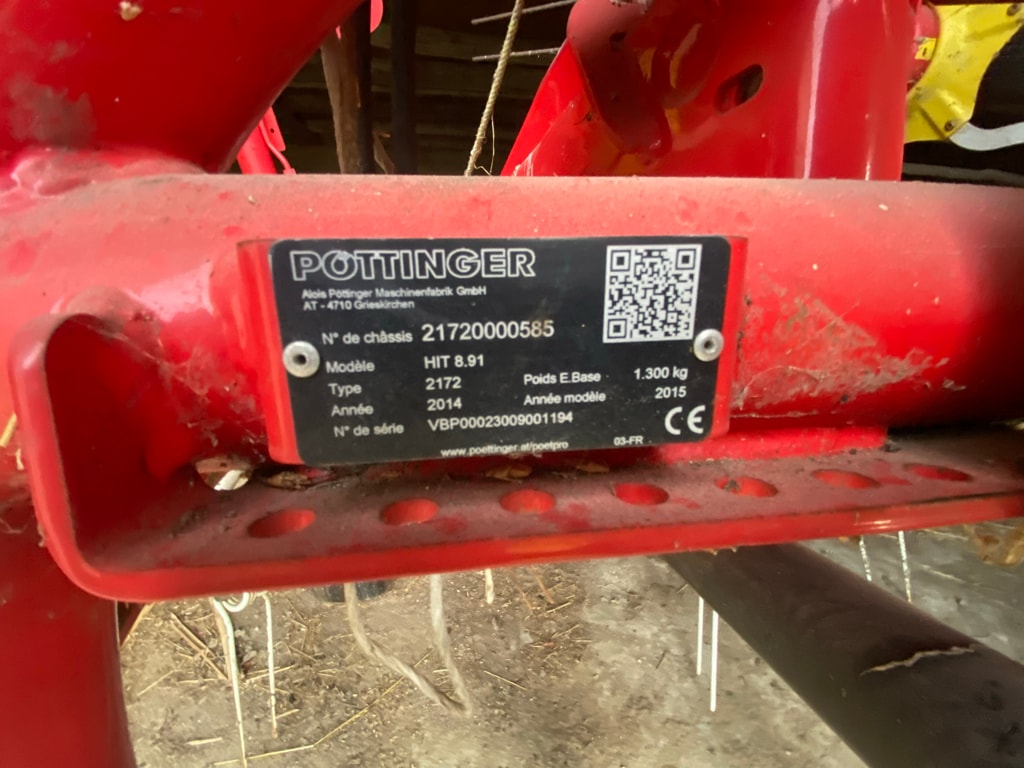Faneuse POTTINGER HIT 8.91 - photo slide 6