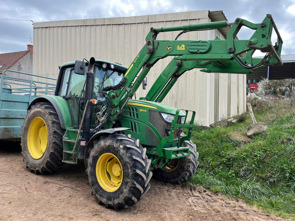 Tracteur chargeur JOHN DEERE 6115M - photo slide 6