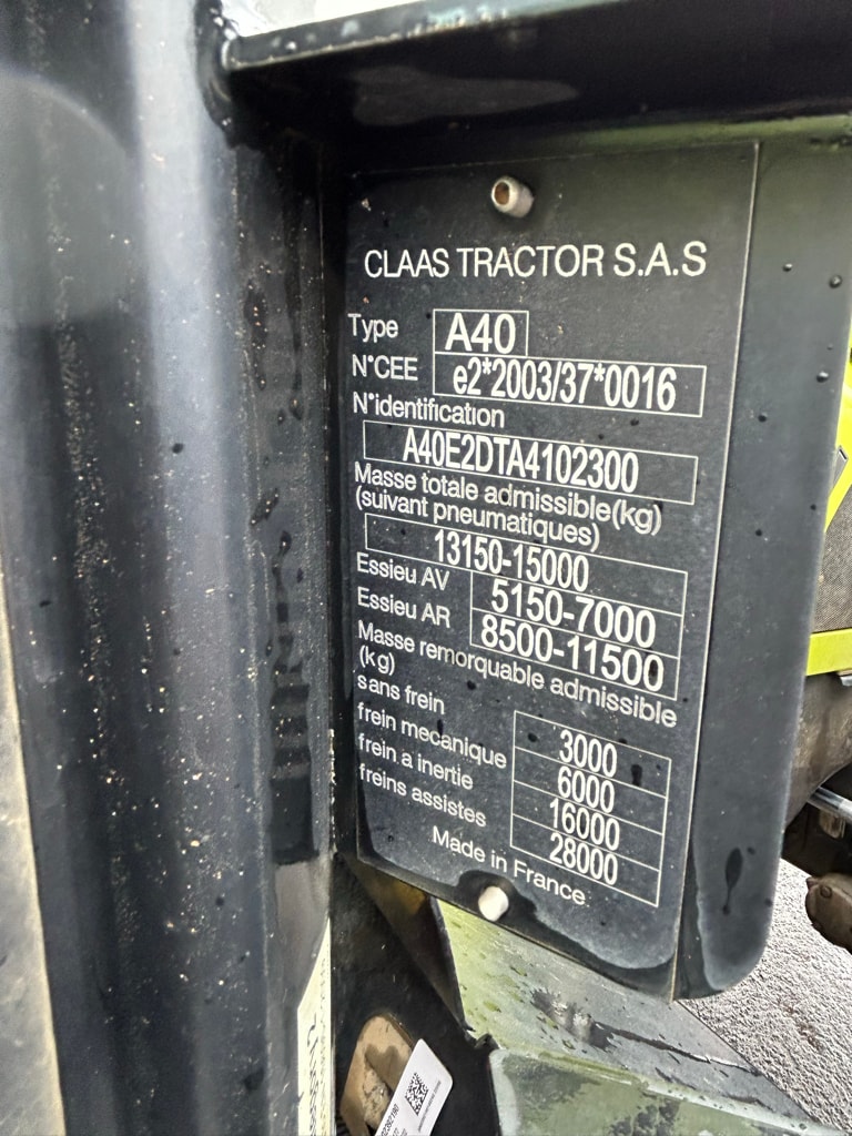 Tracteur CLAAS AXION 830 CMATIC - photo slide 12