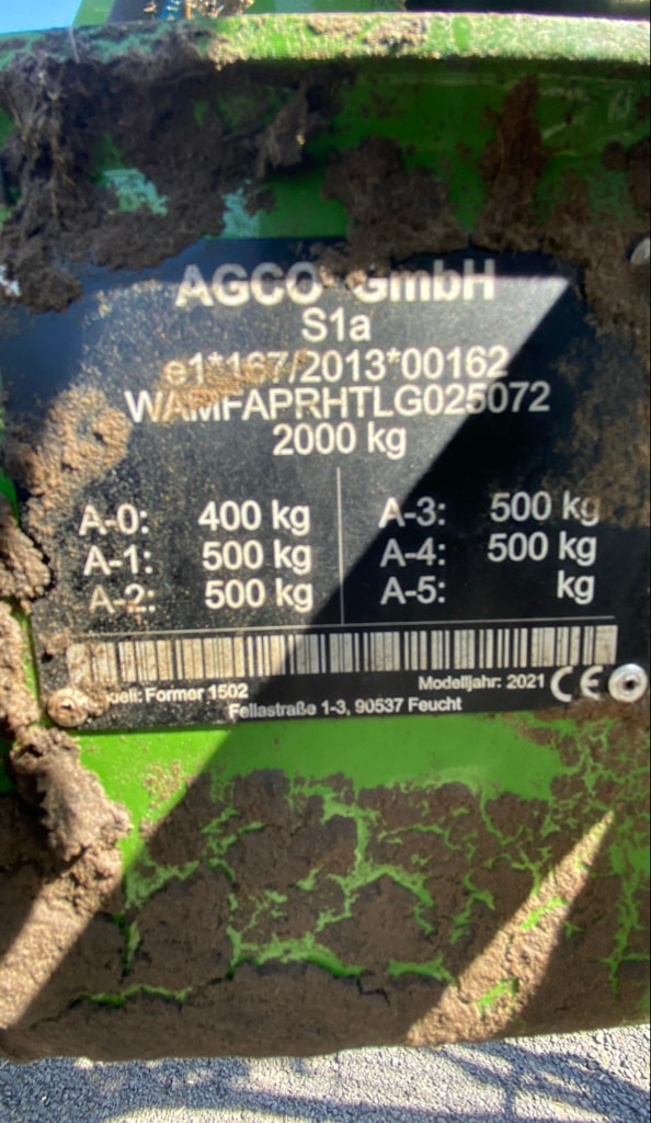 Andaineur FENDT Former 1502 - photo slide 8
