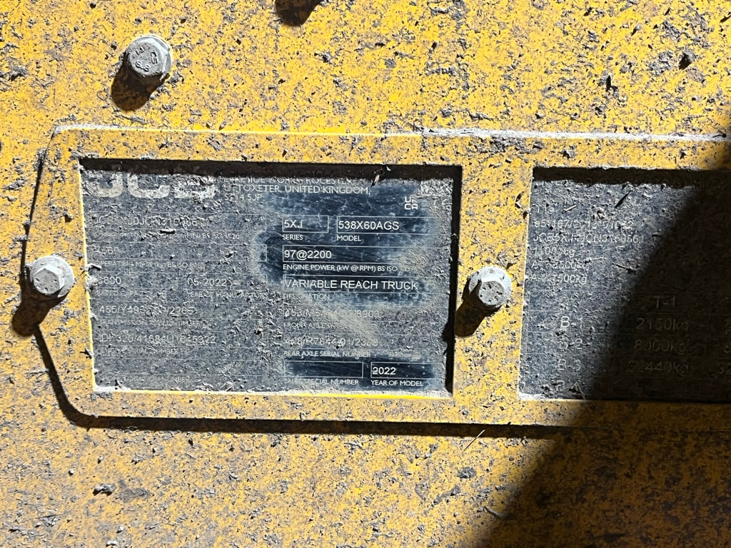 Telescopique JCB 538-60 AGRISUPER PS6 - photo slide 5