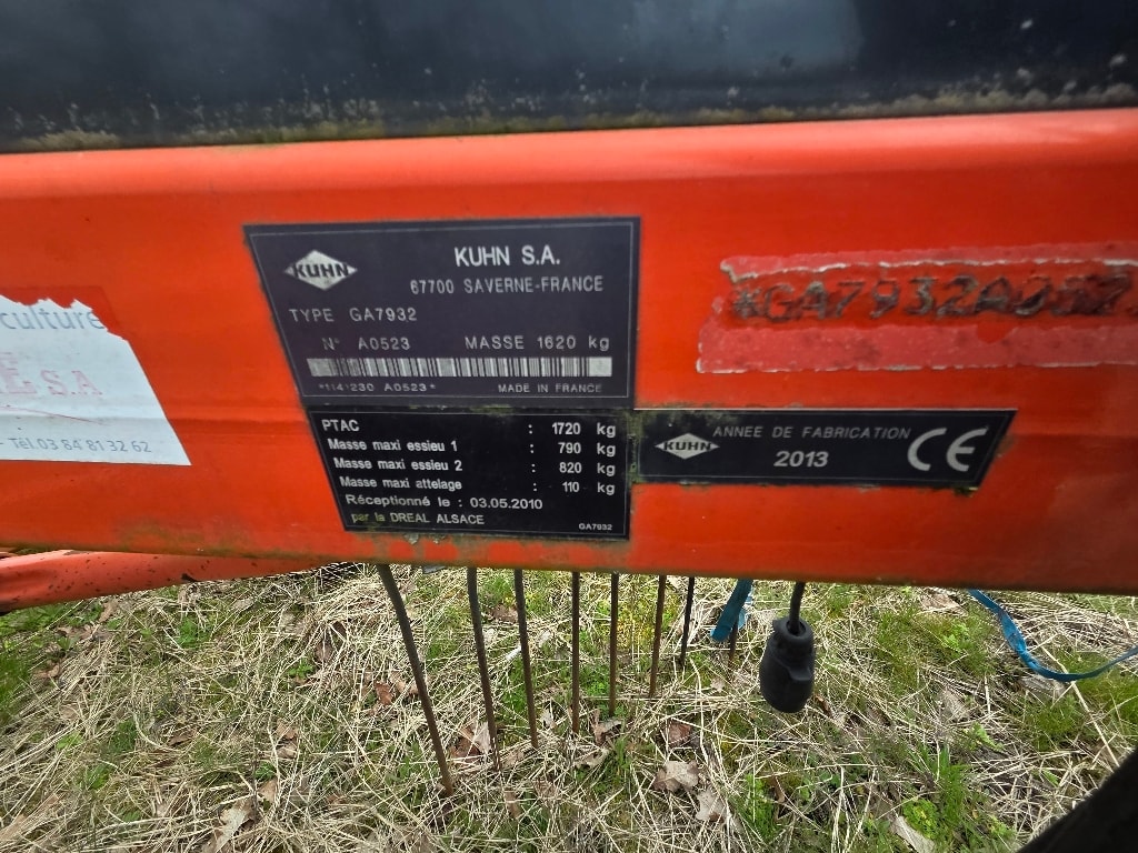 Andaineur KUHN GA 7932 - photo slide 6