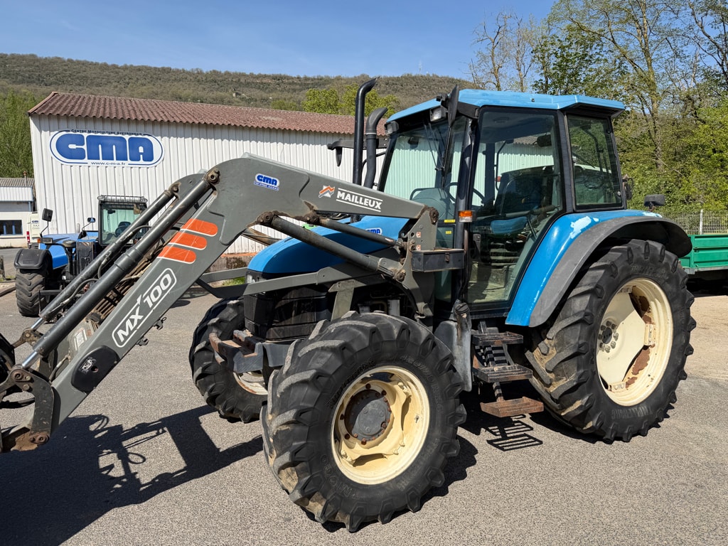 Tracteur chargeur NEW HOLLAND TS 100 - photo slide 7