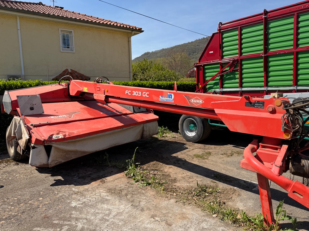 Faucheuse conditionneuse KUHN FC 303 GC - photo slide 7