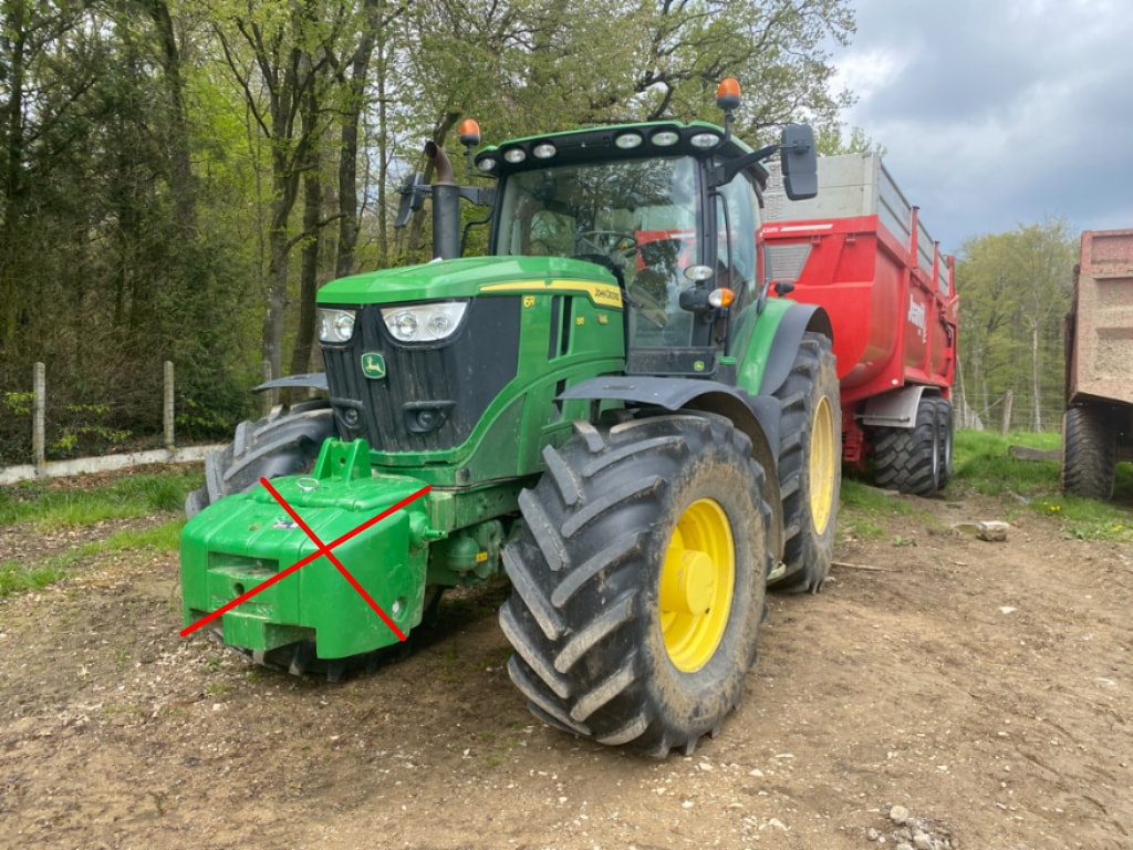 Tracteur JOHN DEERE 6R 195 - photo slide 1