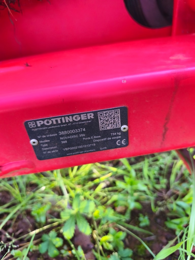 Faucheuse POTTINGER NOVADISC 350 - photo slide 5
