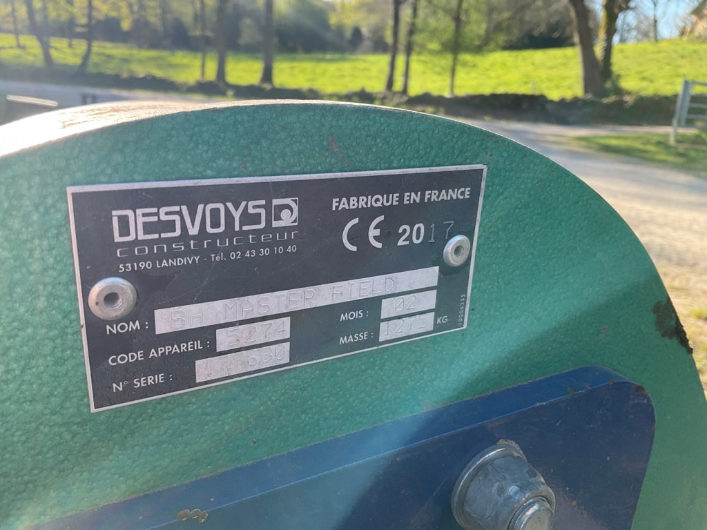 Broyeur DESVOYS MASTERFIELD 280 - photo slide 5