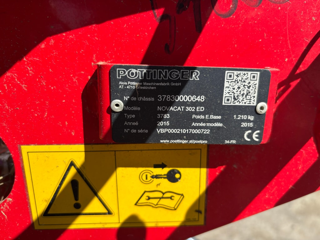 Faucheuse conditionneuse POTTINGER NOVACAT 302 ED - photo slide 5