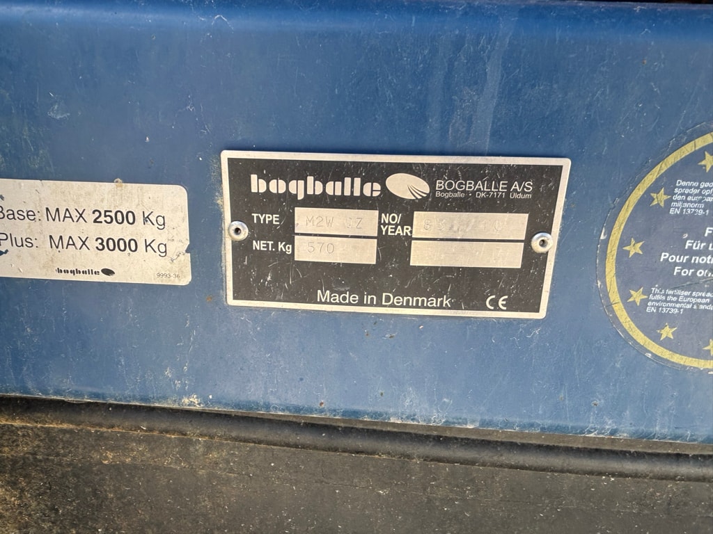 Epandeur engrais BOGBALLE M2W - photo slide 6