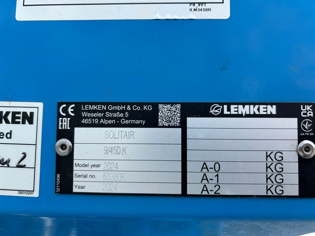 Combine de Semis LEMKEN Solitair 9 zirkon 12 450K - photo slide 13