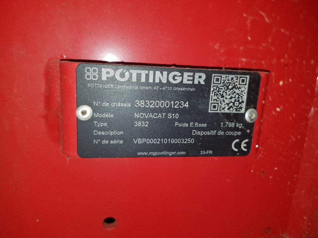 Faucheuse POTTINGER NOVACAT S10 - photo slide 8