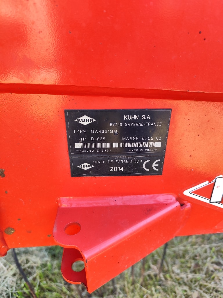 Andaineur KUHN GA 4321 GM MASTERDRIVE - photo slide 6
