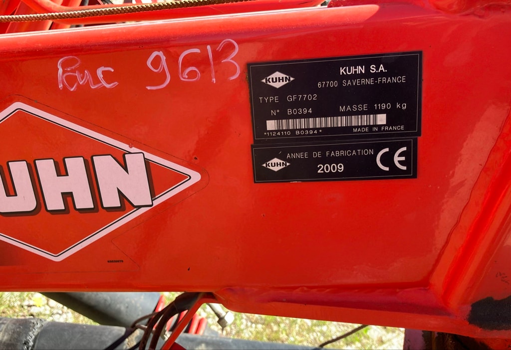 Faneuse KUHN GF 7702 - photo slide 2